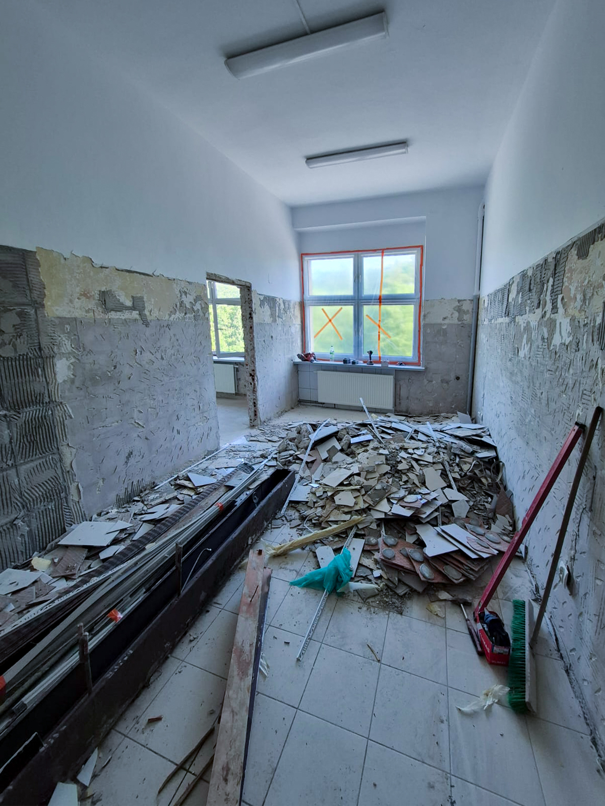 Remont gabinetu okulistycznego w Wołowie